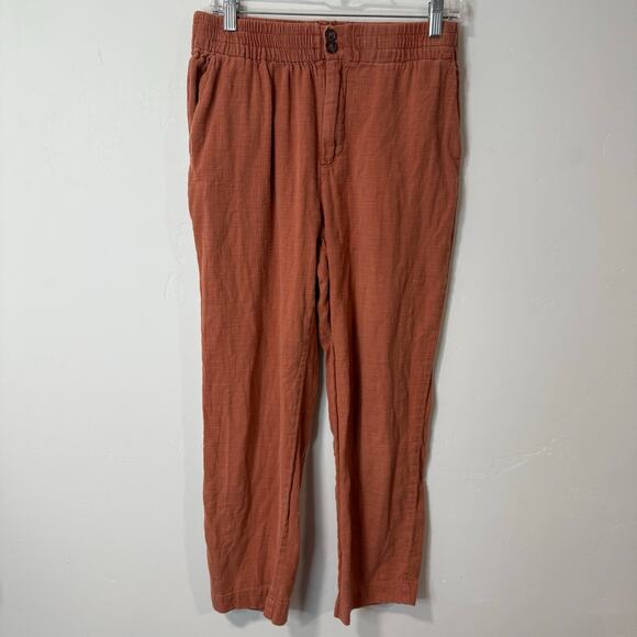 Marine Layer Pants - Marine Layer Women's Elle Midweight Pull On Pant Orange Medium